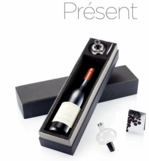 Coffret vin avec vinoglobe